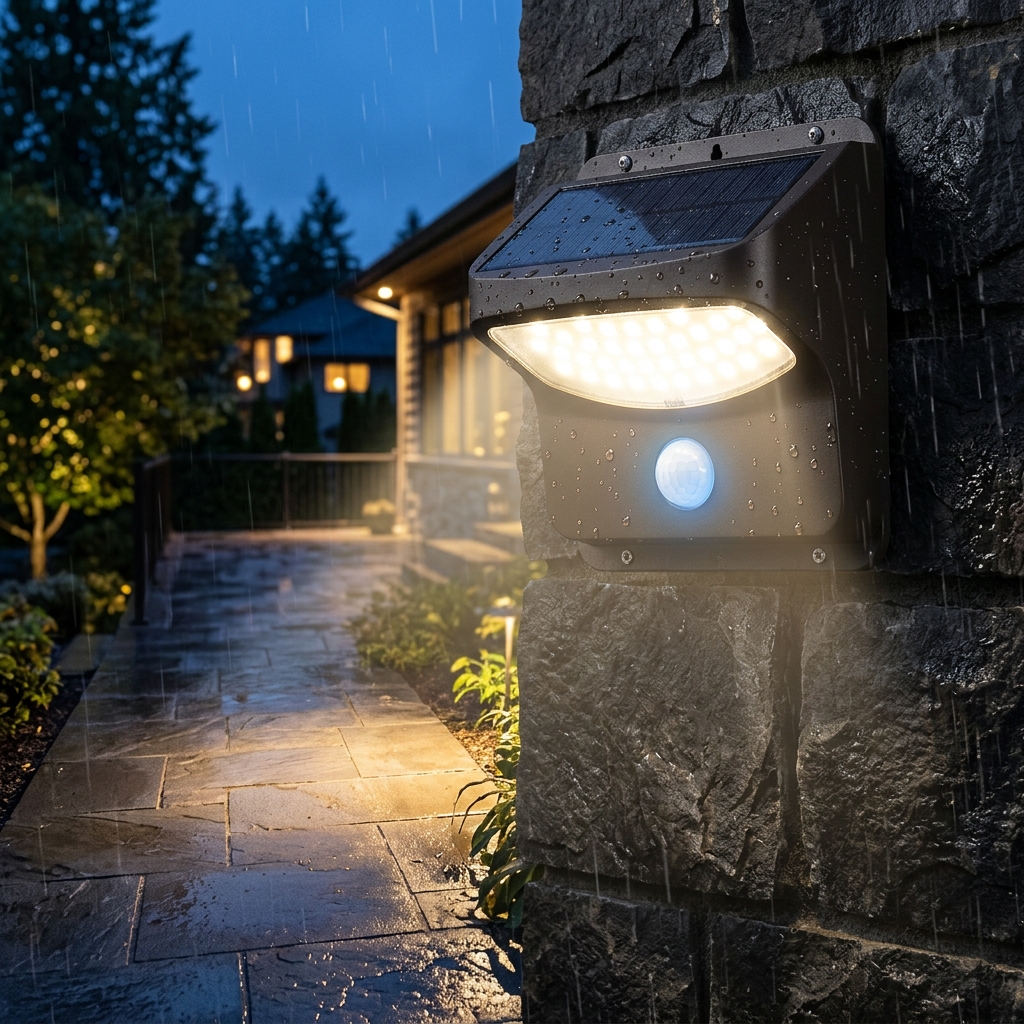 Reflector Solar LED con Sensor de Proximidad